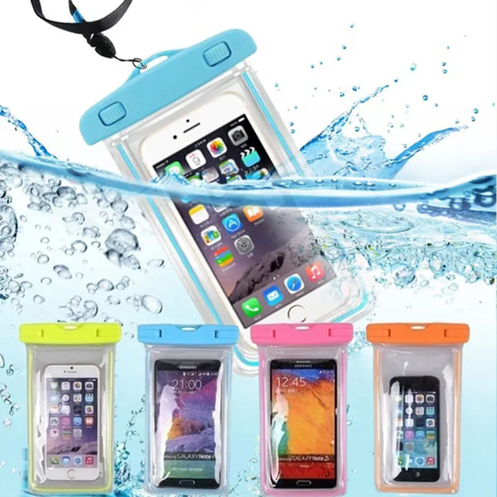Pouzdro Vodotěsné na telefon 6,5" Techsuit žluté
