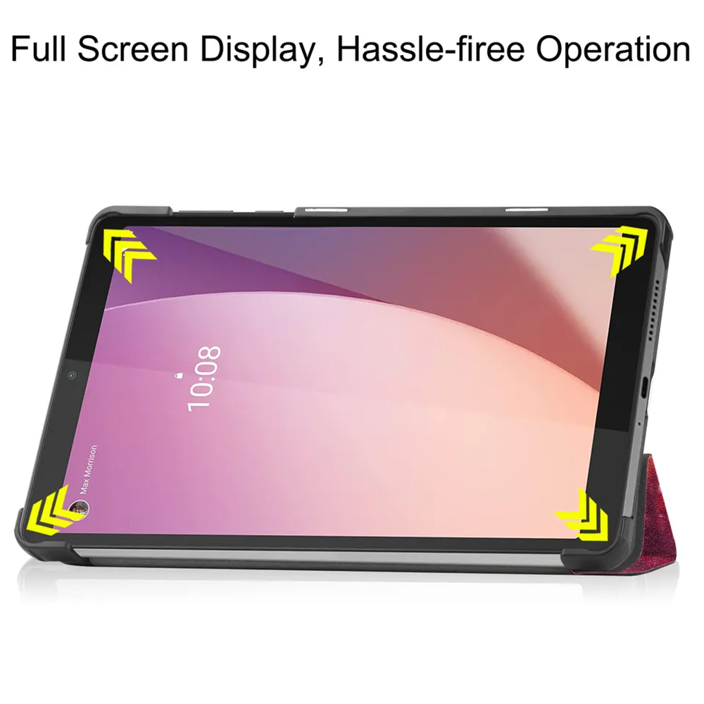 Pouzdro pro tablet Lenovo Tab M8 Gen 4 8.0", Techsuit FoldPro burgundy