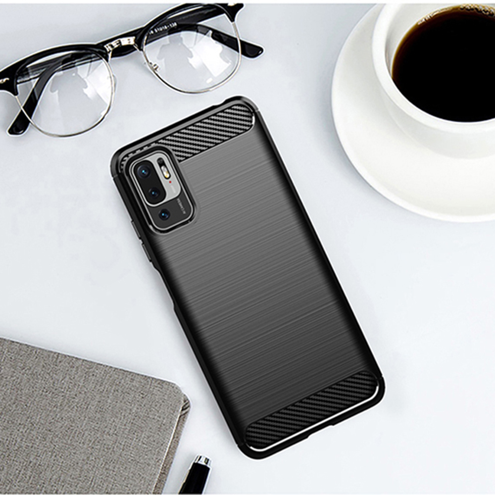 Kryt Xiaomi Redmi Note 10 5G / Redmi Note 10T 5G / Poco M3 Pro, Armored Carbon black