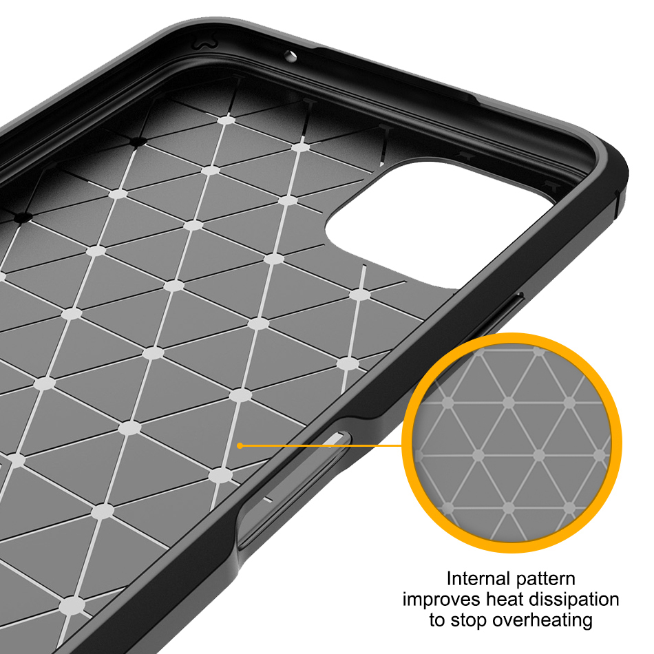 Kryt Samsung Galaxy A22 5G, Armored Carbon černý