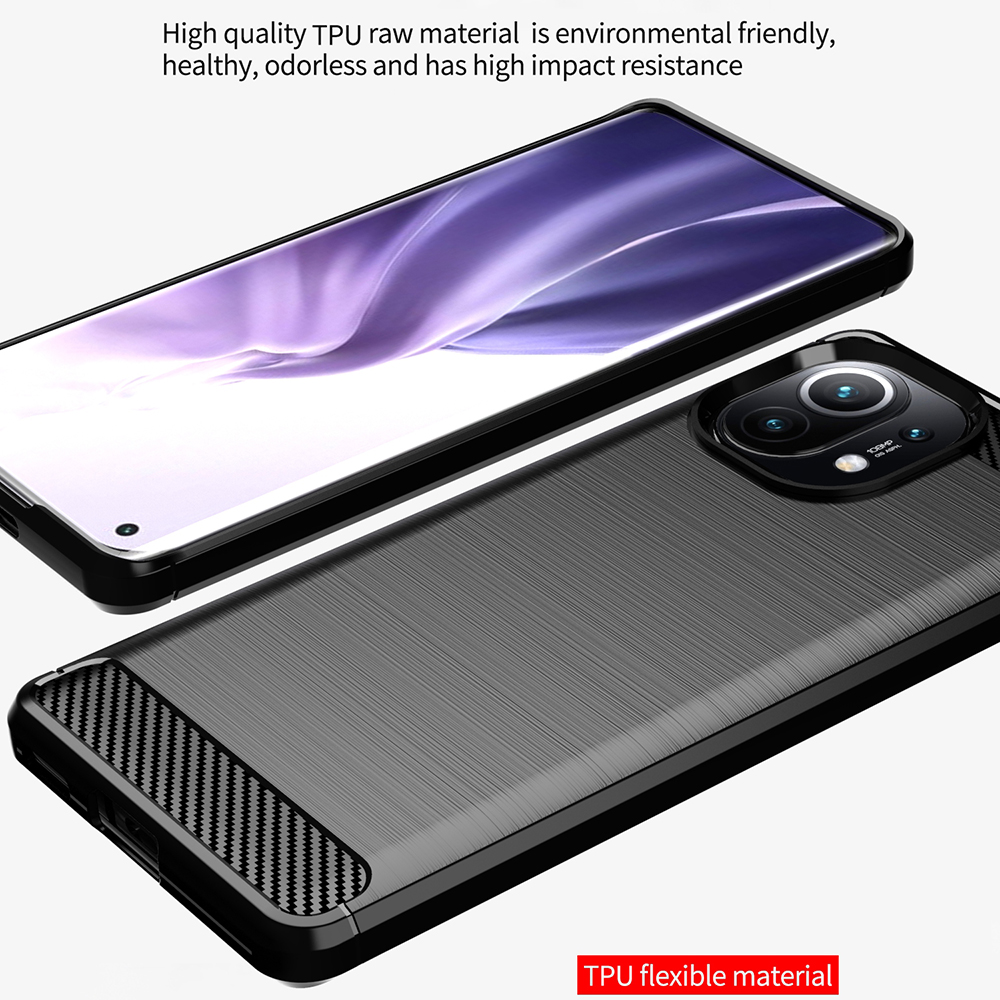 Kryt Xiaomi Mi 11, Armored Carbon black