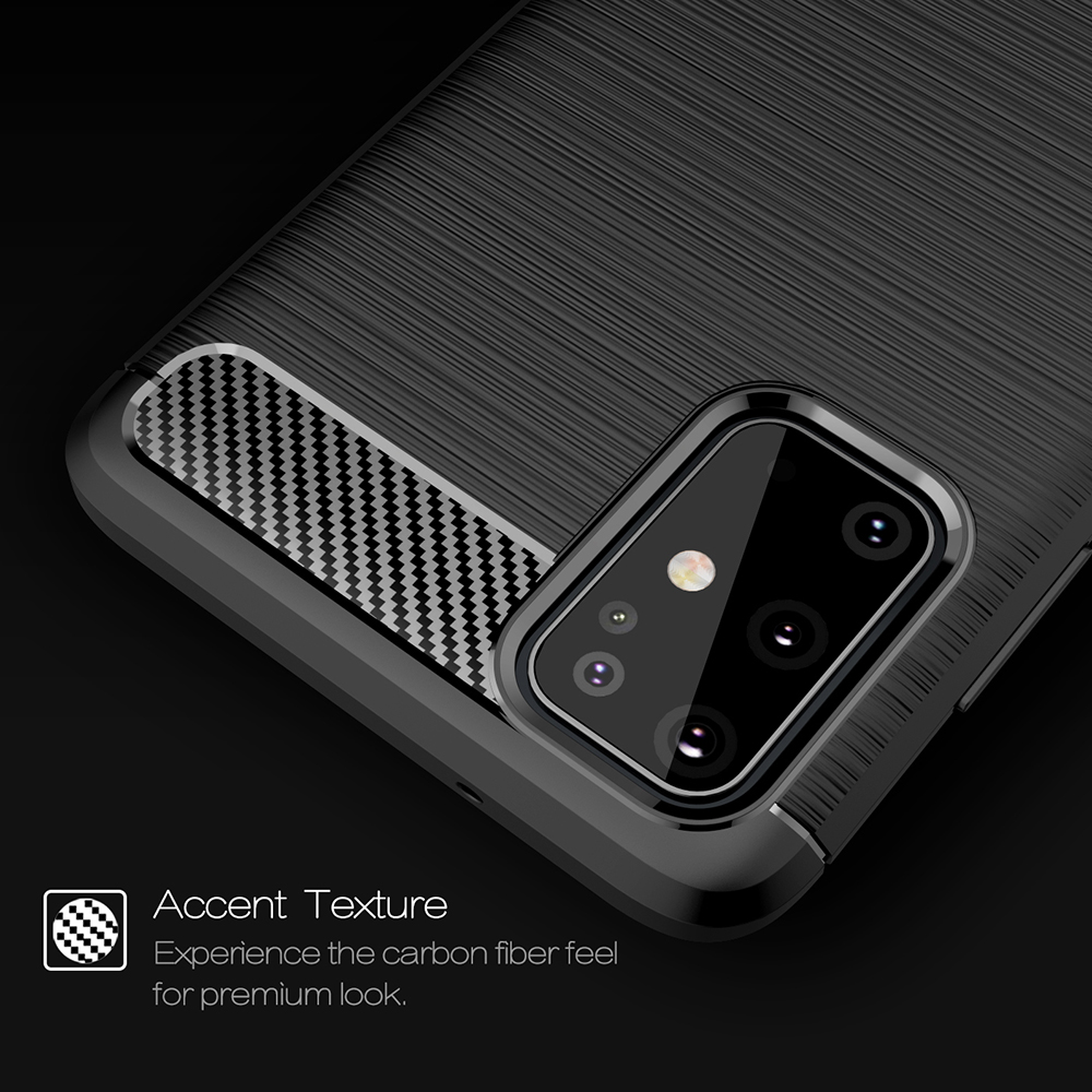 Kryt Samsung Galaxy S21 Ultra 5G, Armored Carbon černý