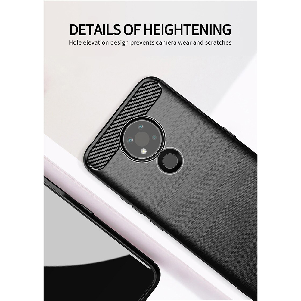 Kryt Nokia 3.4 Armored Carbon black