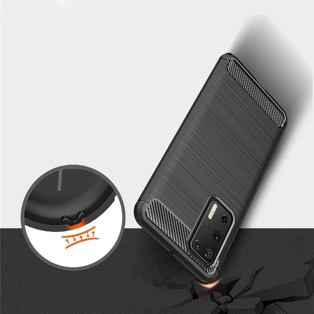 Kryt Huawei P40 Pro Armored Carbon černý