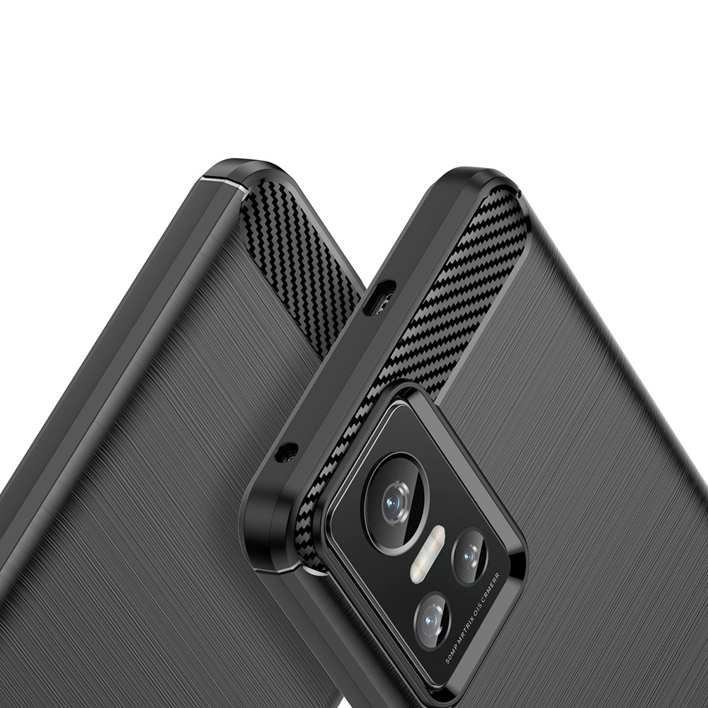 Kryt Realme GT Neo 3 80W / 150W, Armored Carbon black