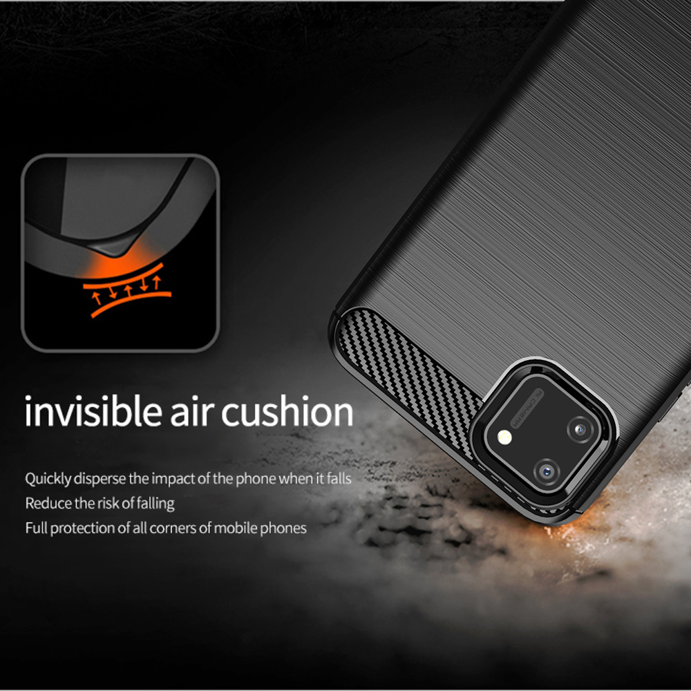 Kryt Realme C11 (2020) , Armored Carbon black