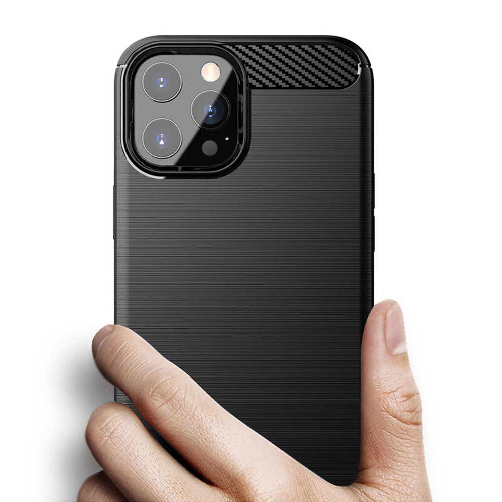 Kryt iPhone 14 Pro Armored Carbon černý