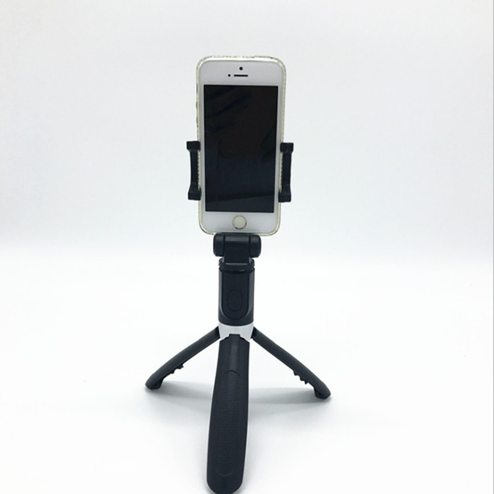Selfie tyč Tripod Techsuit L01 Stabilní držák na stativ s výsuvným ramenem, dálkové ovládání Bluetooth, 70 cm – černý