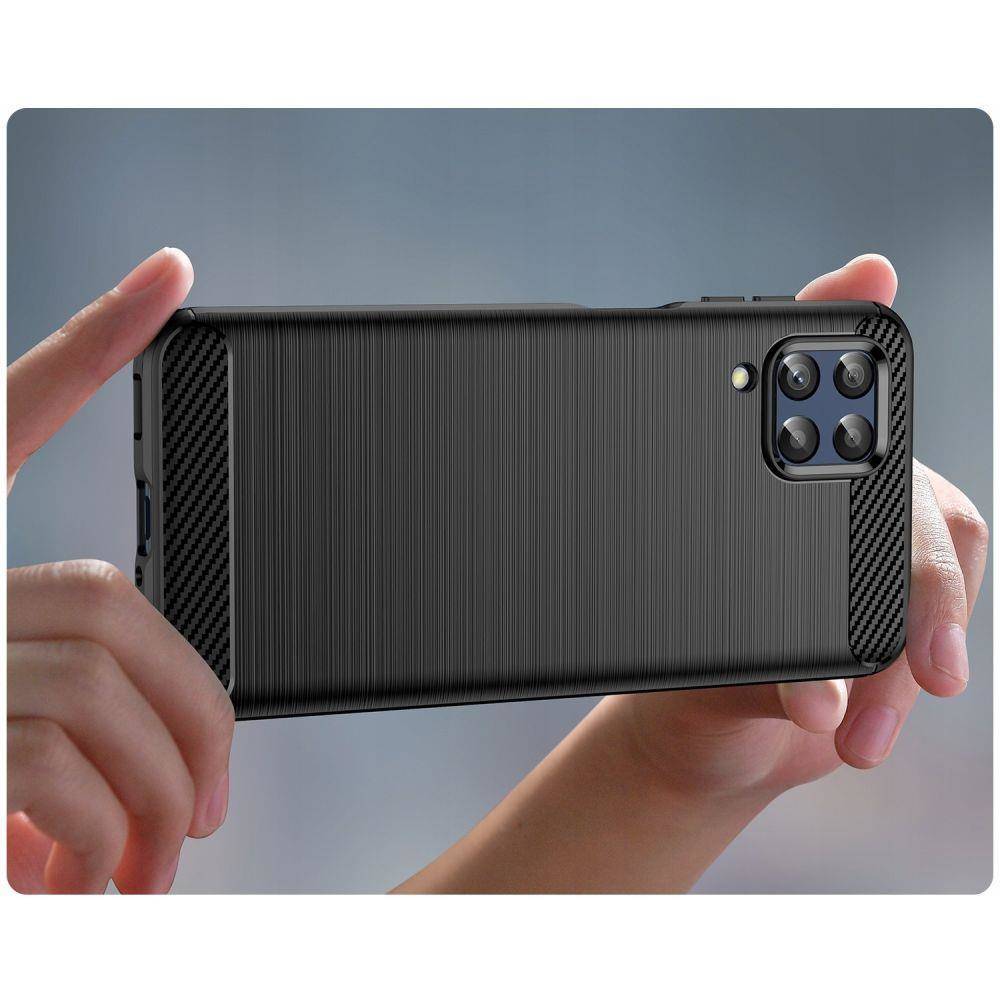 Kryt Samsung Galaxy M33 5G Tech-Protect TPU Carbon black