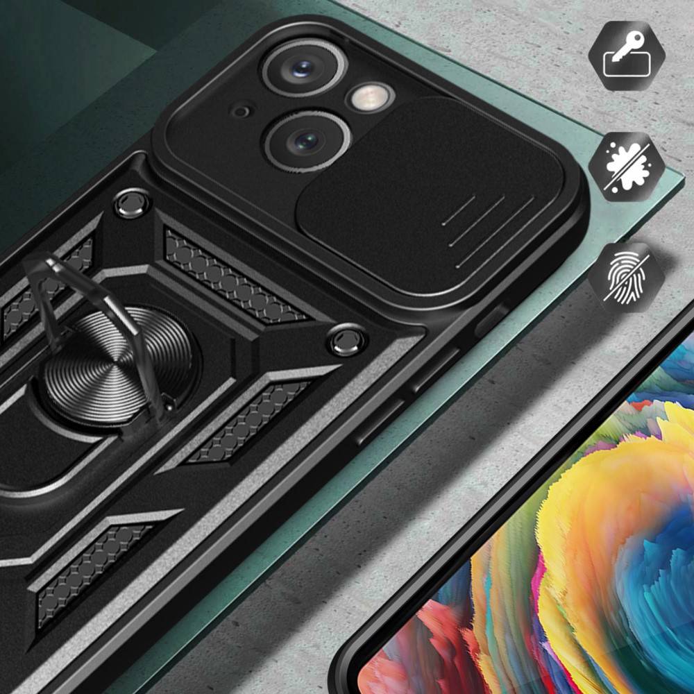 Kryt iPhone 15 Nexeri CamShield Pro černý