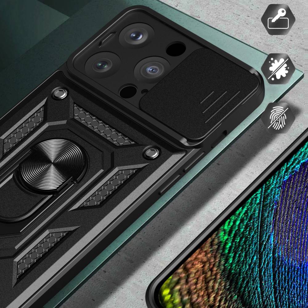 Kryt iPhone 15 Pro Nexeri CamShield Pro černý