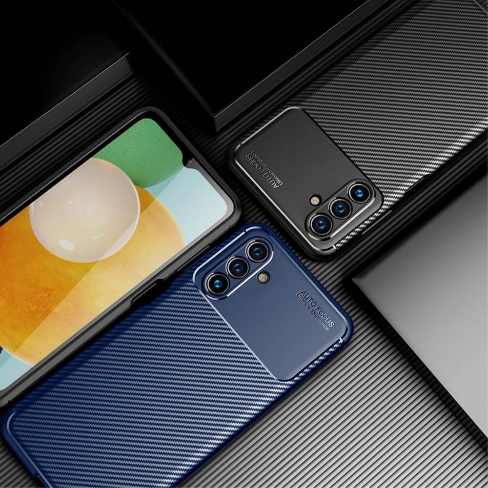 Kryt Samsung Galaxy A13 5G Armored Shockproof Carbon Fiber černý
