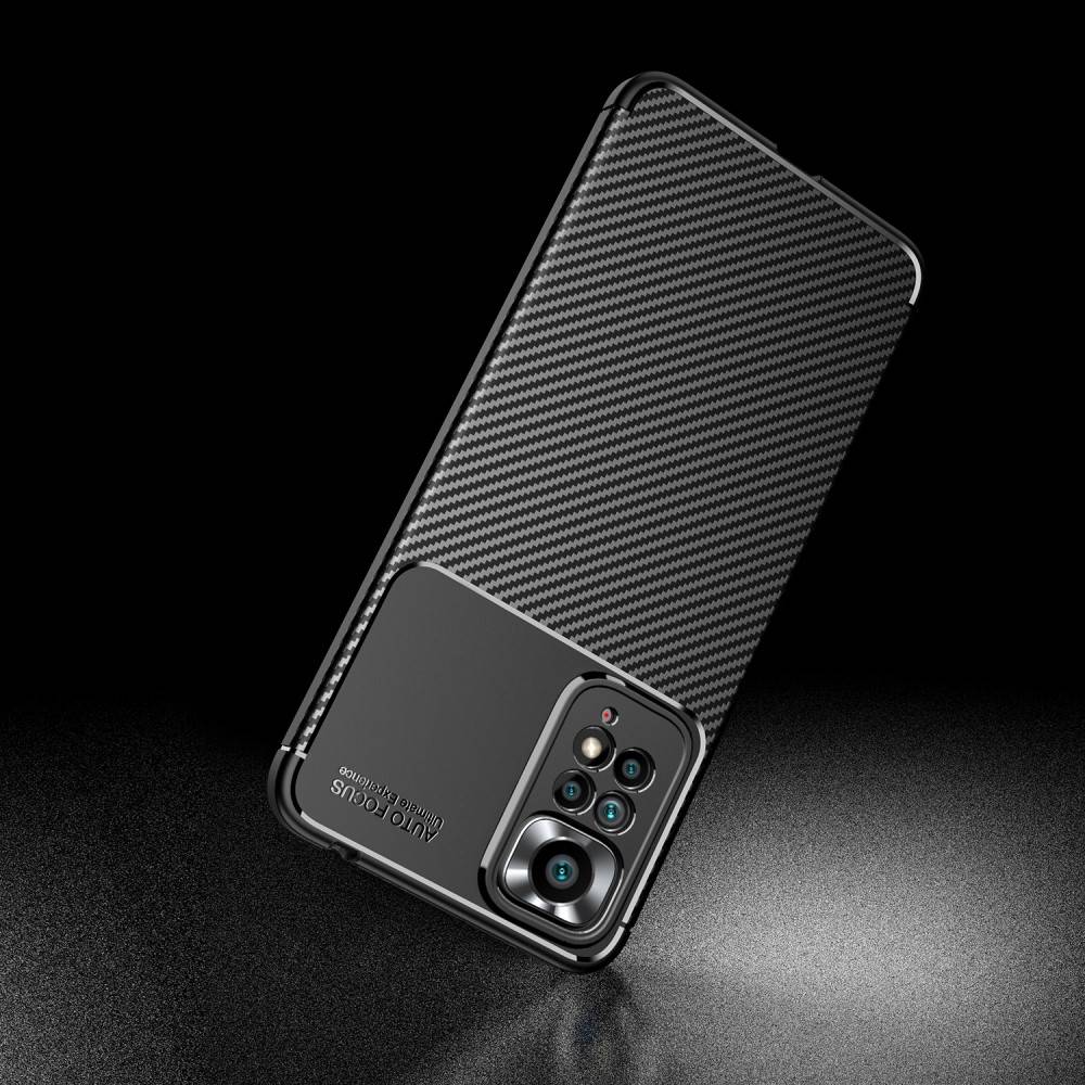 Kryt Xiaomi Redmi Note 11 Pro Armored Shockproof Carbon Fiber černý