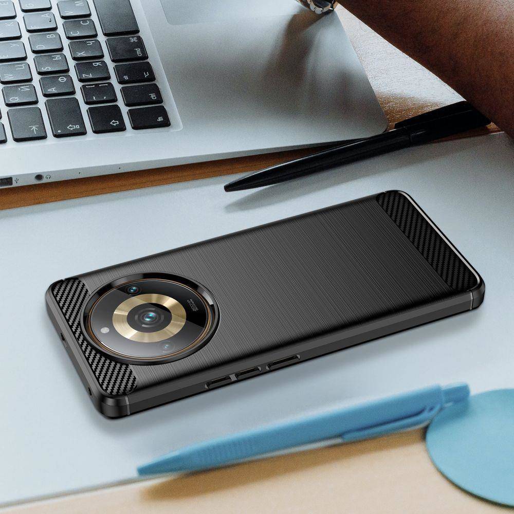 Kryt REALME 11 PRO / 11 PRO+ Tech-Protect TPU Carbon černý