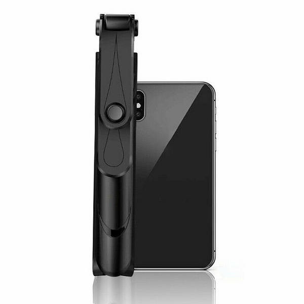 Selfie tyč Tripod SSTR-12 bluetooth stativ na dálkové ovládání, černá