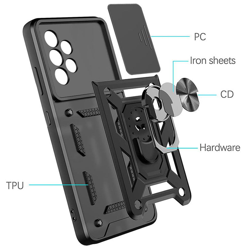 Kryt Samsung Galaxy A53 5G Techsuit CamShield Pro modrý