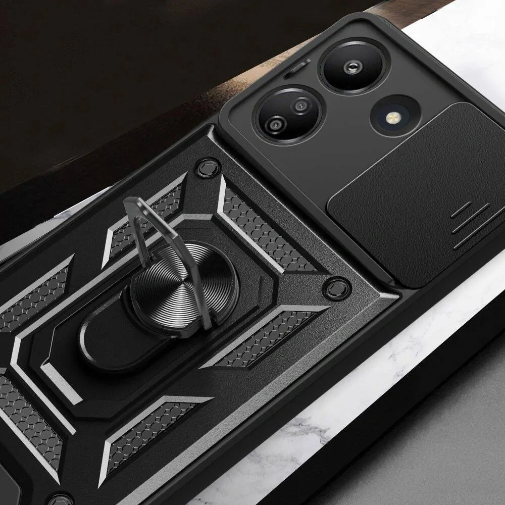 Kryt Xiaomi Redmi 13C / POCO C65  Tech-Protect CamShield Pro černý