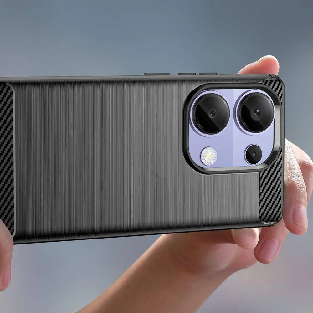 Kryt Xiaomi Redmi Note 13 Pro 4G Tech-Protect TPU Carbon černý