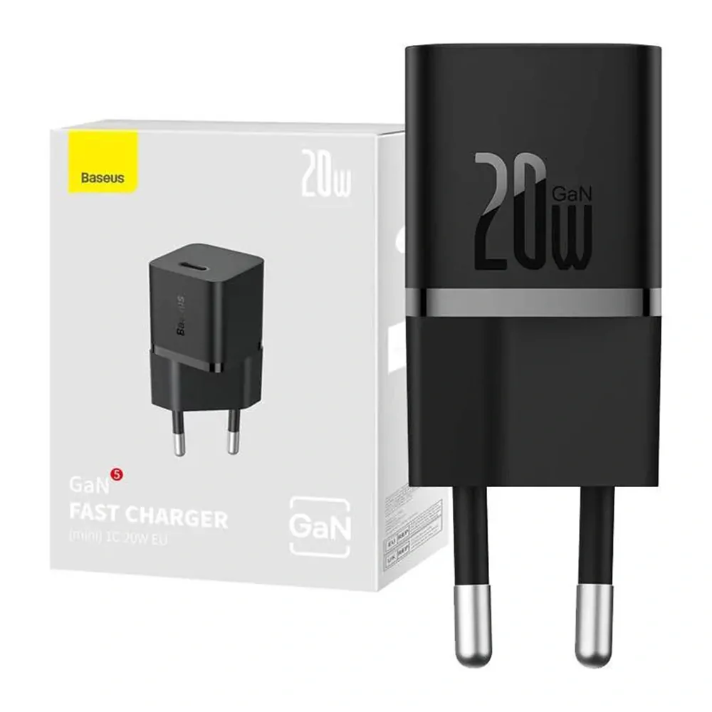 Nabíječka do sítě Baseus GaN5 20 W černá