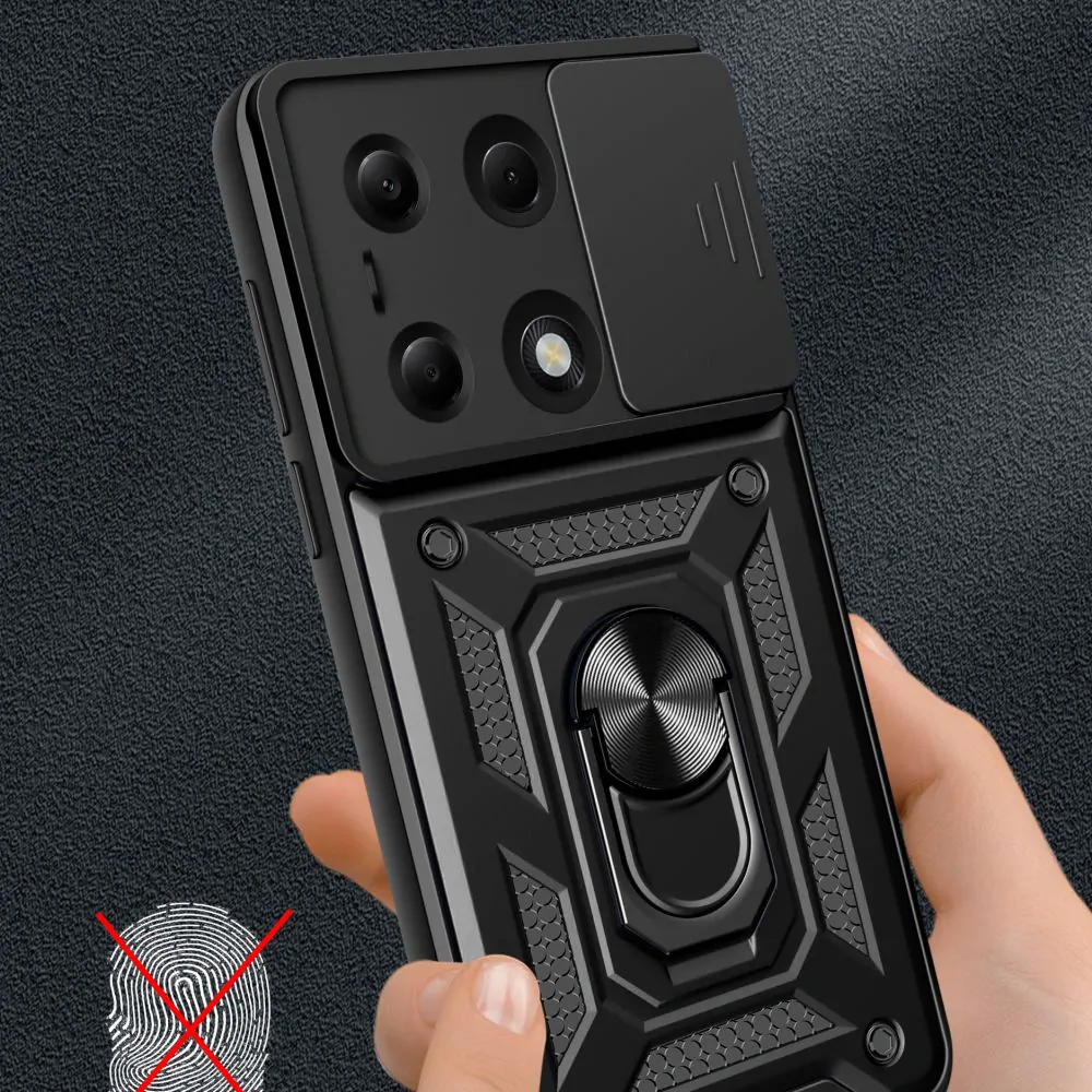 Kryt Xiaomi Redmi Note 13 Pro 4G / Poco M6 Pro 4G Techsuit CamShield Pro modrý
