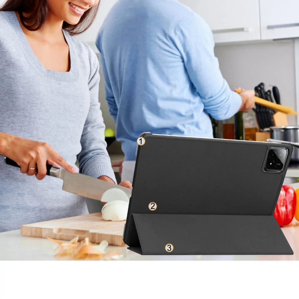 Pouzdro pro tablet Xiaomi Pad 6S Pro 12,4", Techsuit FoldPro černé