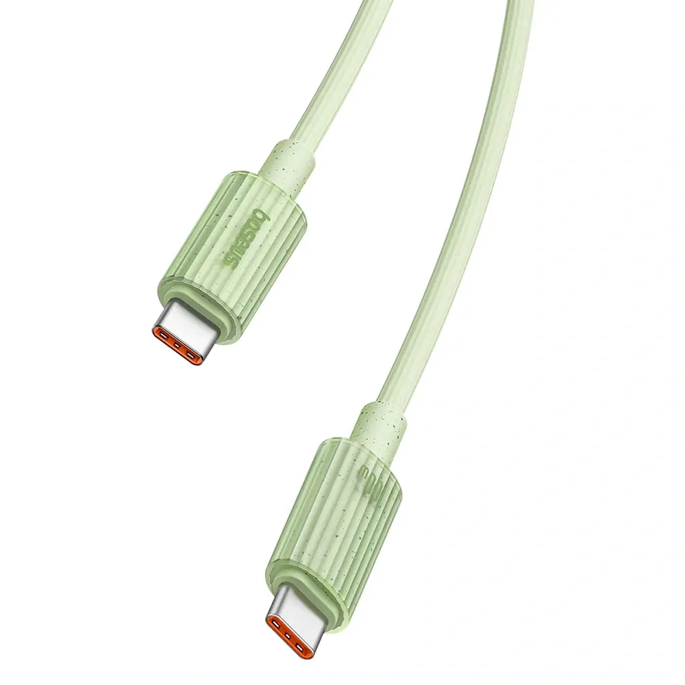 Datový kabel Baseus (P10360202631-00) - Type-C to USB-C, Super Fast Charge, 100W, 480Mbps, 1m - zelený