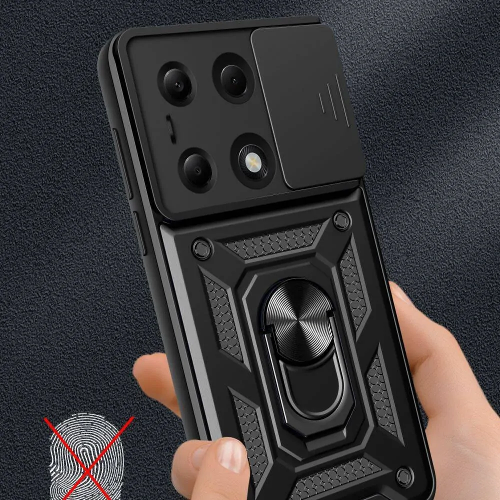 Kryt Xiaomi Redmi Note 13 4G Tech-Protect CamShield Pro černý