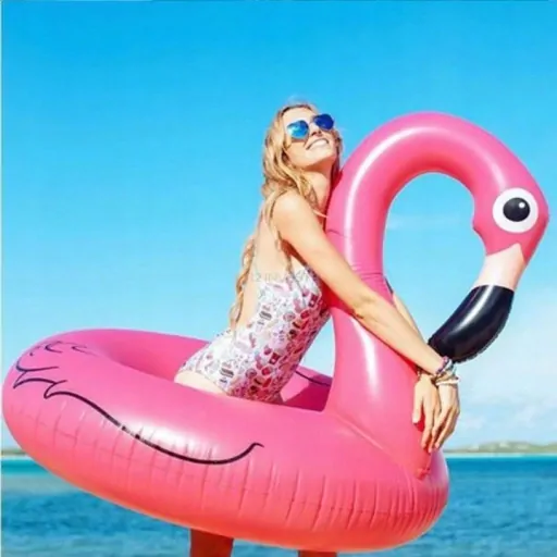 Nafukovací kruh Plameňák 90cm