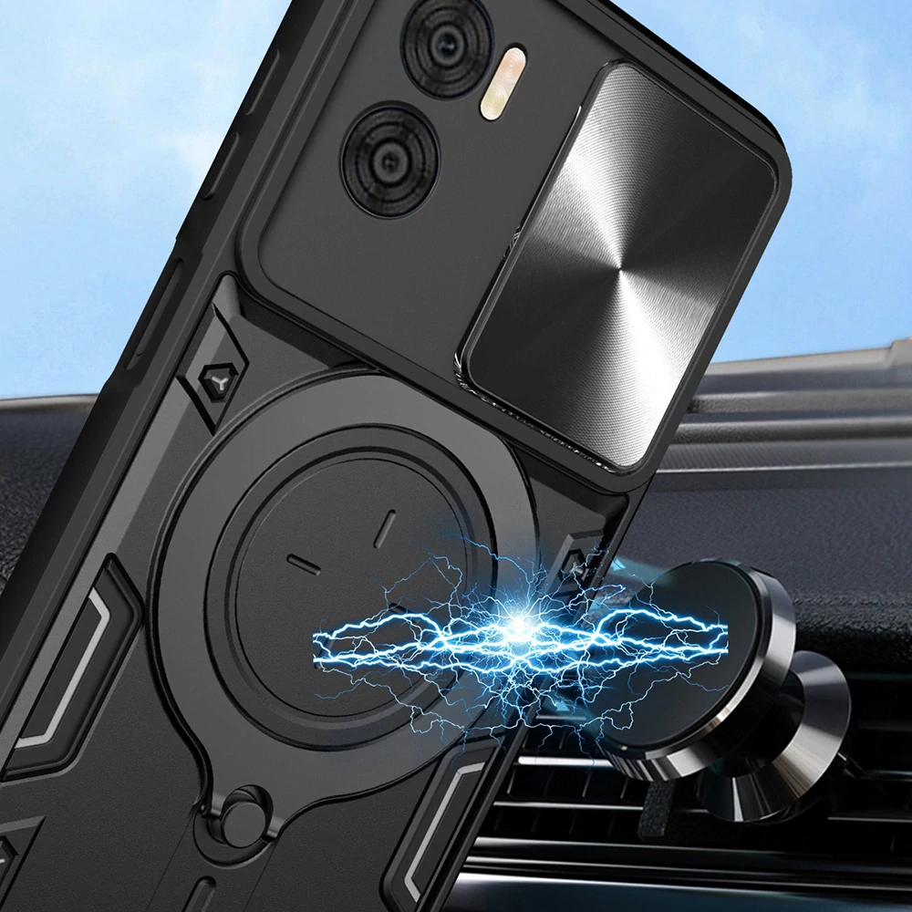 Kryt Motorola Moto G85 Techsuit CamGuard Pro - fialový