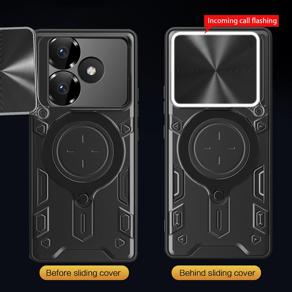 Kryt Xiaomi Redmi 13 / Poco M6 4G Techsuit CamGuard Pro - červený