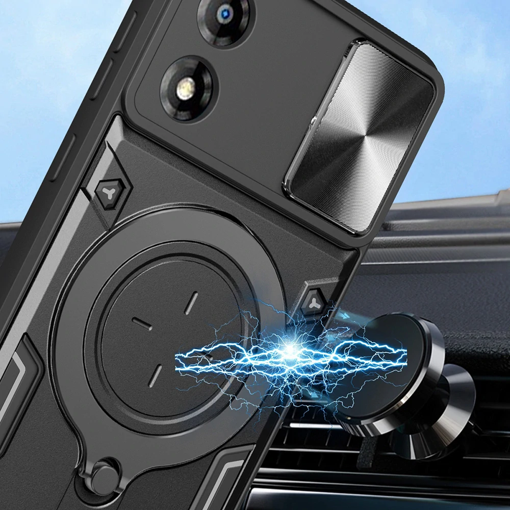 Kryt Motorola Moto E13 Techsuit CamGuard Pro - fialový