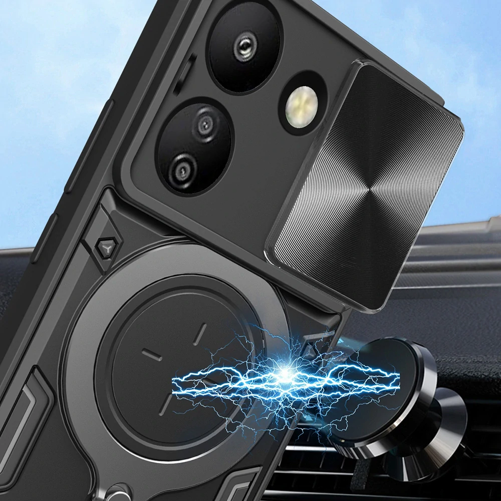 Kryt Xiaomi Redmi 13C 4G / Poco C65 Techsuit CamGuard Pro - černý