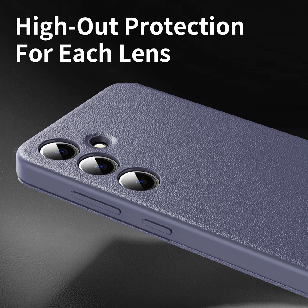 Pouzdro Samsung Galaxy A56 5G Smart View Techsuit, fialové