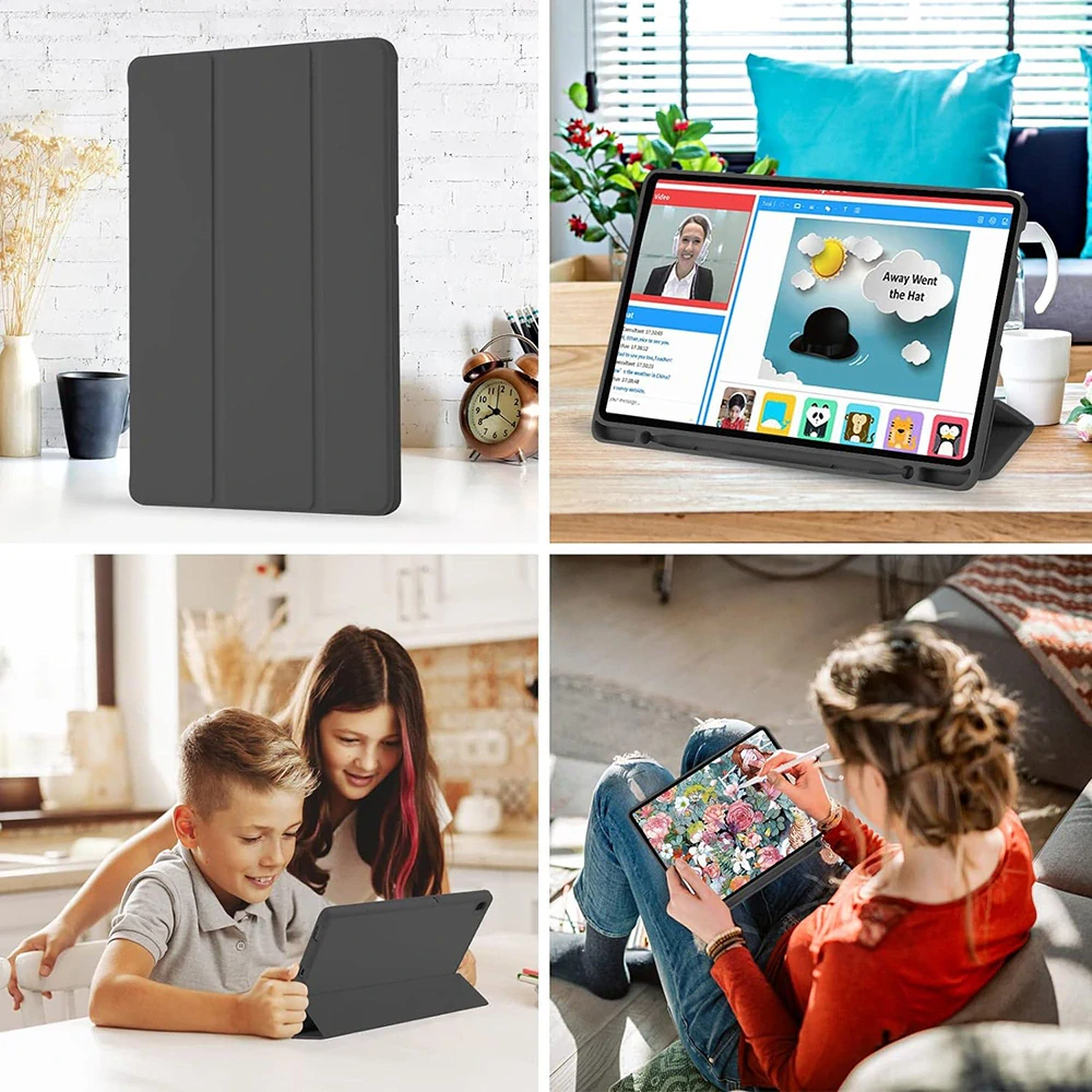 Pouzdro pro tablet Samsung Galaxy Tab A7 lite, Flex Trifold, green