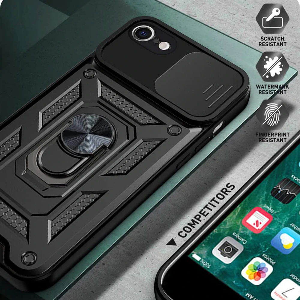 Kryt iPhone 16e, Techsuit CamShield Pro modrý
