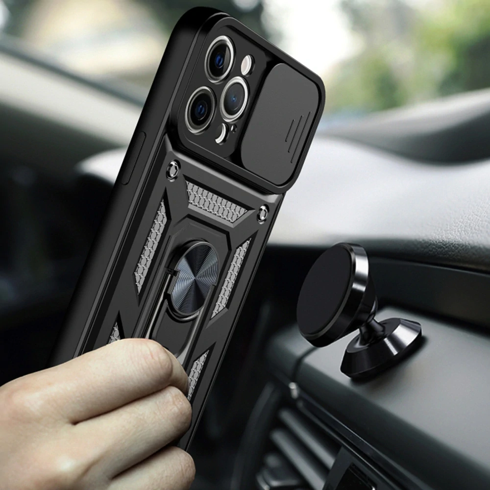 Kryt iPhone 12 Pro, Techsuit CamShield Pro modrý