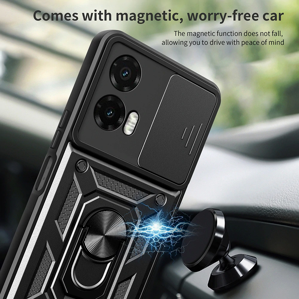 Kryt Motorola Moto G35 Techsuit CamShield Pro černý