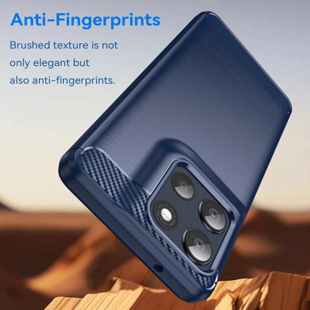 Kryt Motorola Moto G86, Armored Carbon modrý