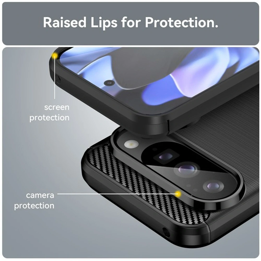 Kryt Google Pixel 10 / 10 Pro, Armored Carbon černý
