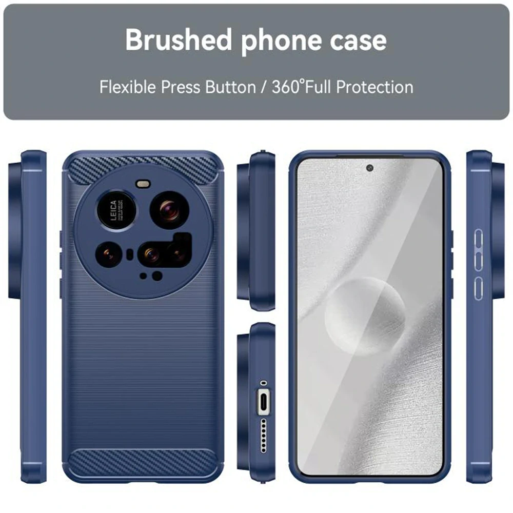 Kryt Xiaomi 15 Ultra, Techsuit CarbonFiber modrý