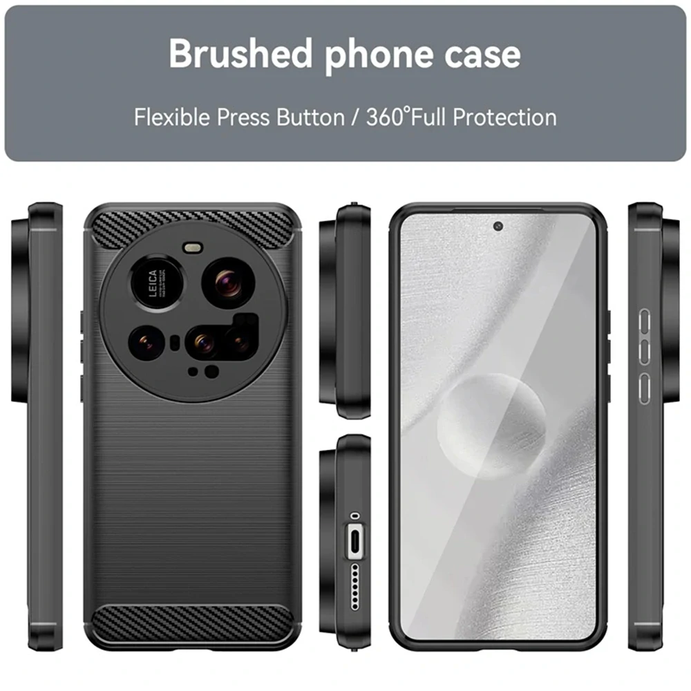 Kryt Xiaomi 15 Ultra, Techsuit CarbonFiber černý