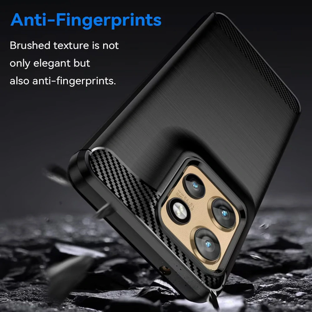 Kryt Motorola EDGE 50 Neo / 60 Neo Armored Carbon černý