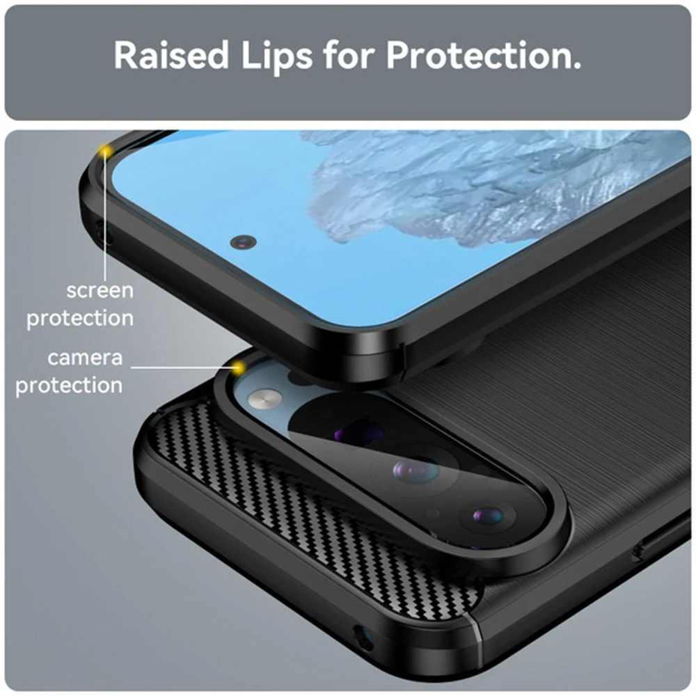 Kryt Google Pixel 9 / 9 Pro, Armored Carbon černý