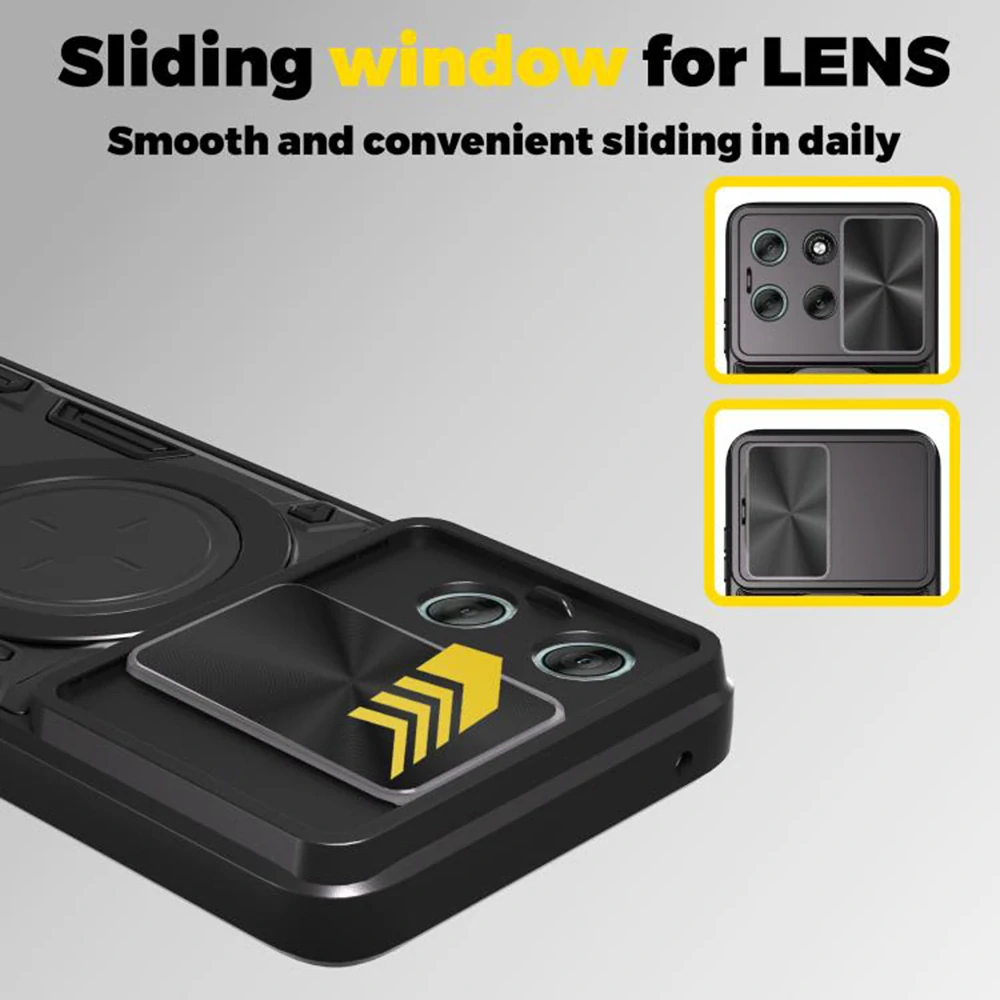 Kryt Motorola Moto G56, Techsuit CamGuard Pro - černý
