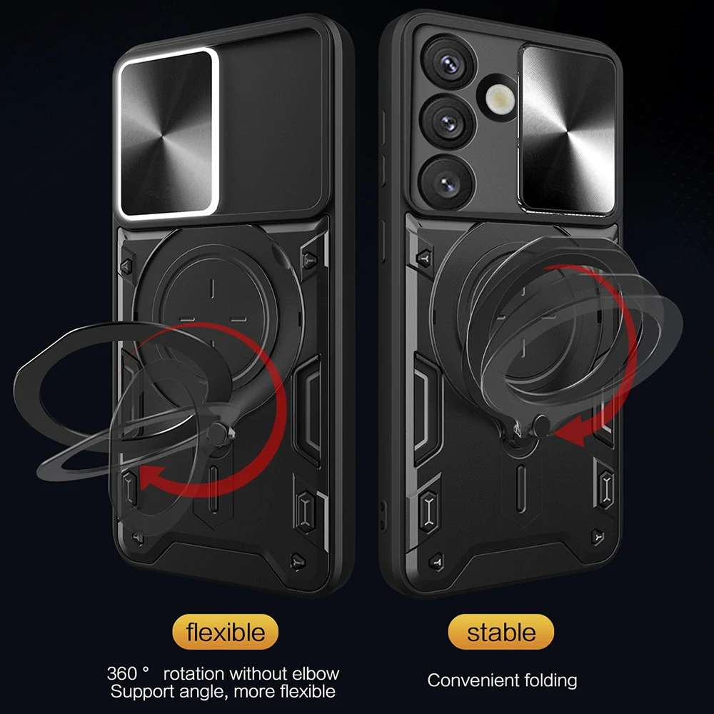 Kryt Samsung Galaxy S25 Plus Techsuit CamGuard Pro - fialový