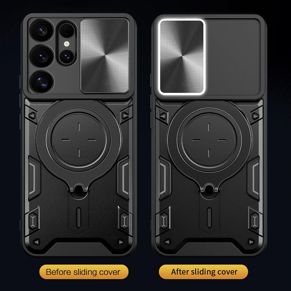 Kryt Samsung Galaxy S25 Ultra Techsuit CamGuard Pro - fialový