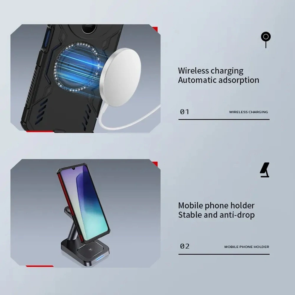 Kryt Xiaomi 15T Pro, ArmorMag modrý