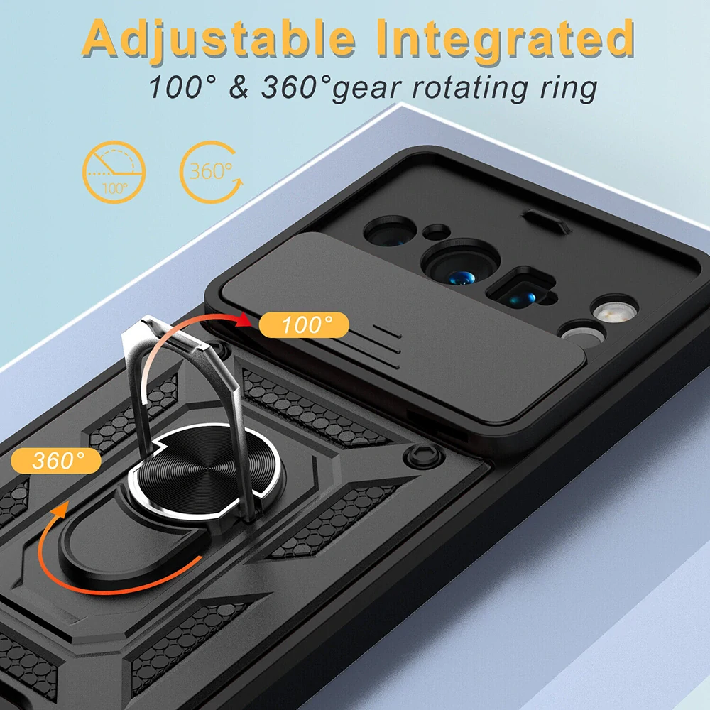 Kryt Google Pixel 8 Pro, Techsuit CamShield Pro black