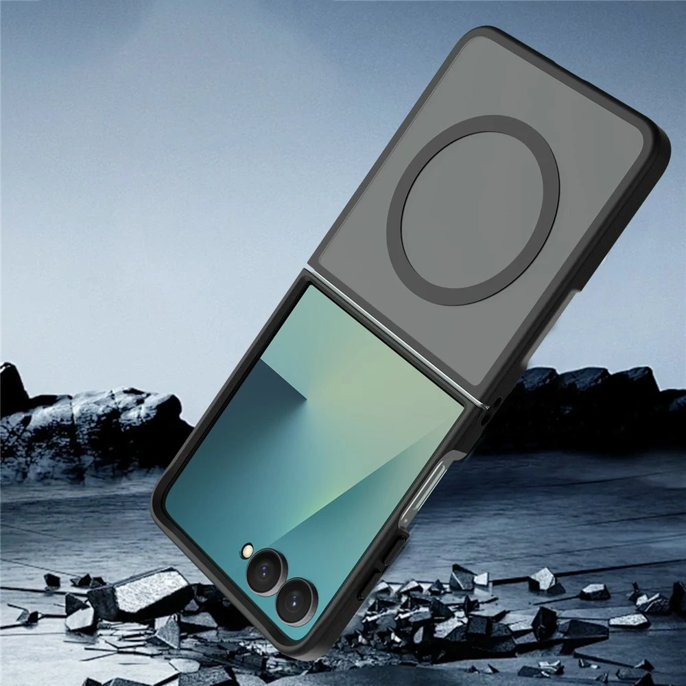 Kryt Samsung Galaxy Z Flip 8, PureFrost MagSafe, černé