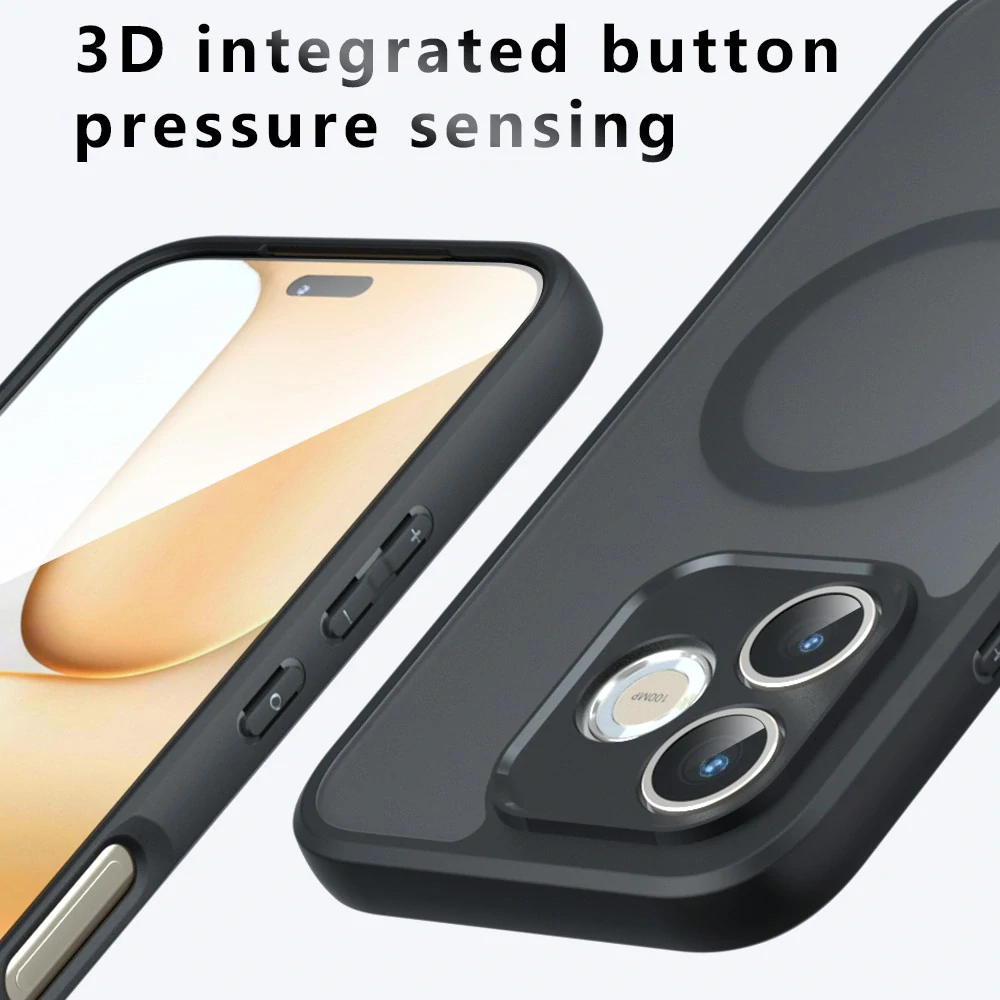 Kryt Honor 600 Lite, PureFrost MagSafe, černé